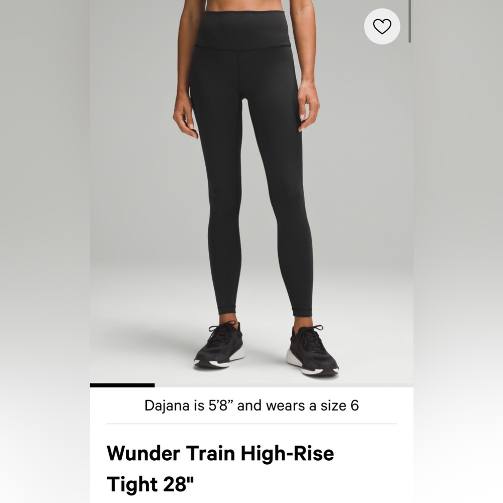 Lululemon Athletica Black Performance Leggings
